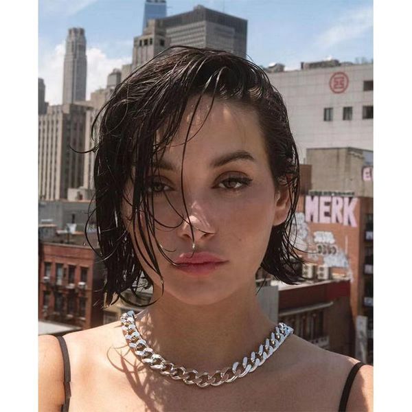 chokers 2021 punk cuba short necklace neckline gothic silver thick chain heavy metal stainless steel men's and women's jewelry, Golden;silver
chokers 2021 punk cuba short necklace neckline gothic silver thick chain heavy metal stainless steel men's and women's jewelry, Golden;silver
