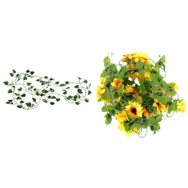 decorative flowers & wreaths artificial sunflower flower vine for home wedding garden with 6.56ft leaf garland plants fake foliage
decorative flowers & wreaths artificial sunflower flower vine for home wedding garden with 6.56ft leaf garland plants fake foliage