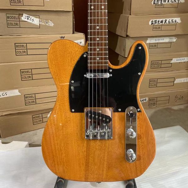 rare 1952 mahogany natural tele butterscotch blonde electric guitar black pickguard, vintage tuners, custom shop v logo, rosewood fingerboar
rare 1952 mahogany natural tele butterscotch blonde electric guitar black pickguard, vintage tuners, custom shop v logo, rosewood fingerboar