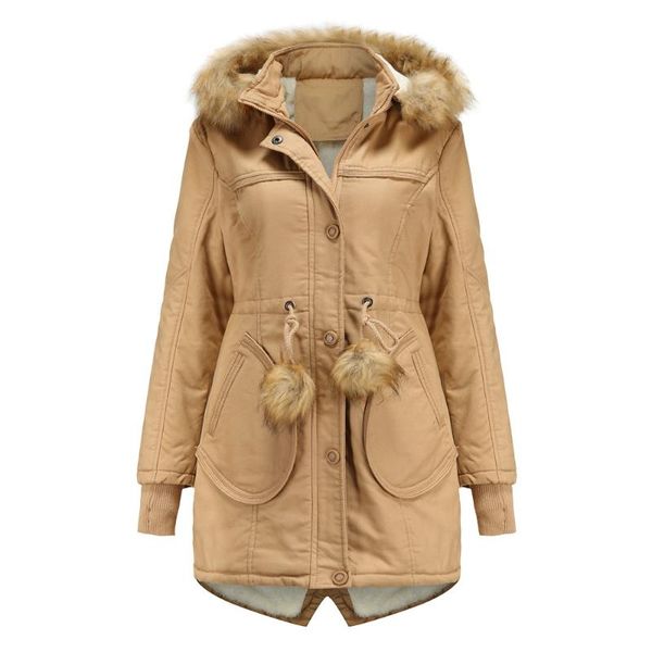 women's down & parkas cotton padded coat women detachable fur collar thick mid-length zipper outwear loose warm jacket female cx2060, Black
women's down & parkas cotton padded coat women detachable fur collar thick mid-length zipper outwear loose warm jacket female cx2060, Black