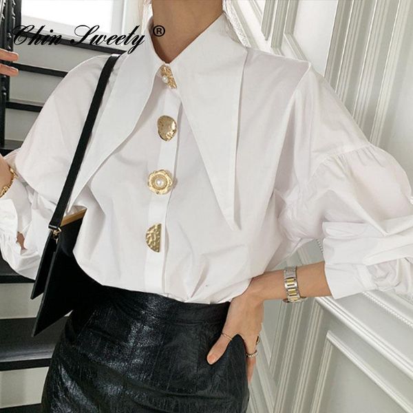 women's blouses & shirts korean elegant white shirt women turn-down collar lantern long sleeve buttons female 2021 spring fashion lady
women's blouses & shirts korean elegant white shirt women turn-down collar lantern long sleeve buttons female 2021 spring fashion lady