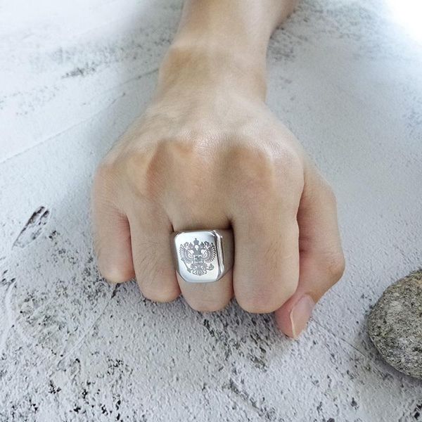 wedding rings punk eagle for men high polished stainless steel biker a coat of arms the russian signet men's ring, Slivery;golden
wedding rings punk eagle for men high polished stainless steel biker a coat of arms the russian signet men's ring, Slivery;golden