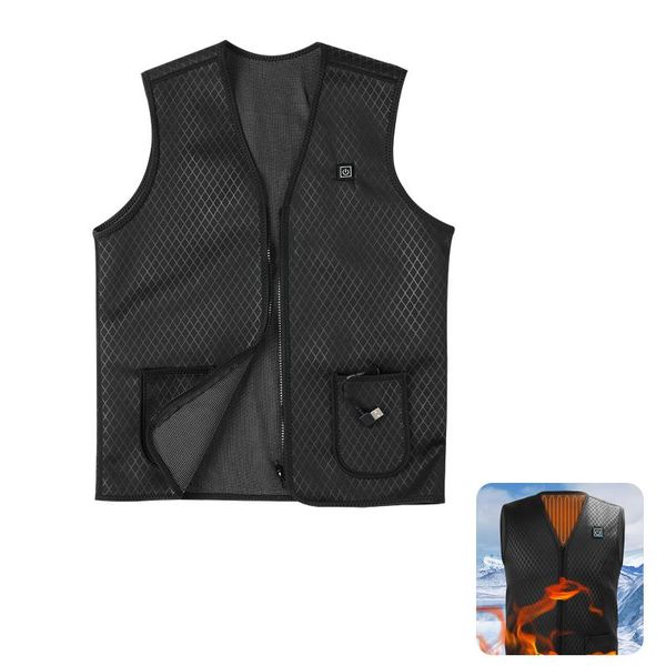 back support heated vest men women electric jacket thermal heating tactical veste chauffante, Black;blue
back support heated vest men women electric jacket thermal heating tactical veste chauffante, Black;blue