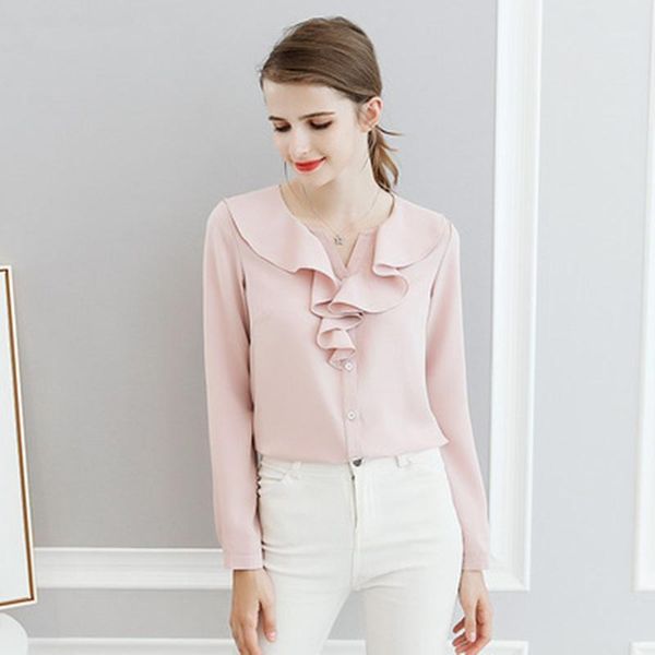 spring women high quatily chiffon blouse ladies loose commute autumn shirts female leisure solid fashion lt177 women's blouses &, White
spring women high quatily chiffon blouse ladies loose commute autumn shirts female leisure solid fashion lt177 women's blouses &, White
