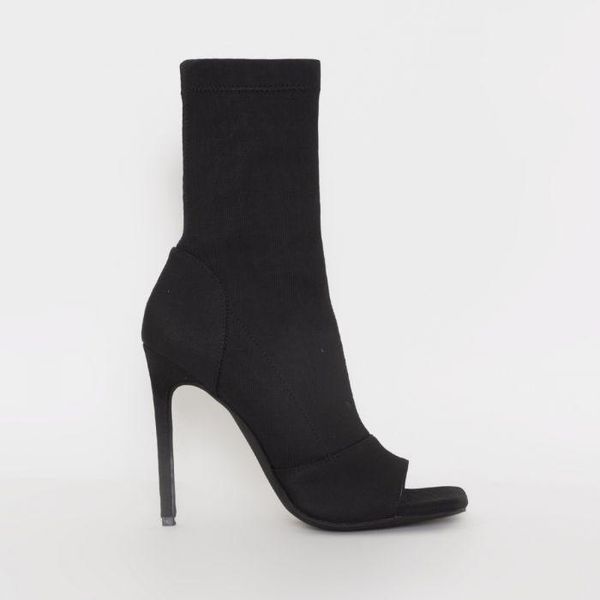 boots women's peep toe ankle sock cut out spring autumn female stretch fabric elastic woman high heels ladies breathable fashion, Black
boots women's peep toe ankle sock cut out spring autumn female stretch fabric elastic woman high heels ladies breathable fashion, Black