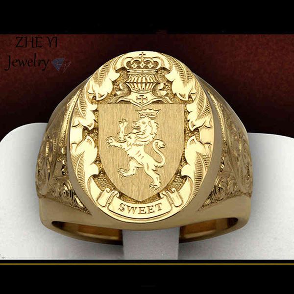designer rings zheyi gold color hand carved for men lion crown signet ring personality male seal punk party jewelry gifts, Golden;silver
designer rings zheyi gold color hand carved for men lion crown signet ring personality male seal punk party jewelry gifts, Golden;silver