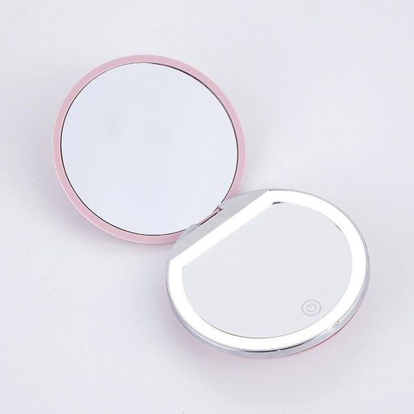 vanity lights portable mini makeup mirror compact pocket usb chargeable two-side folding with led light cosmetic for gift
vanity lights portable mini makeup mirror compact pocket usb chargeable two-side folding with led light cosmetic for gift