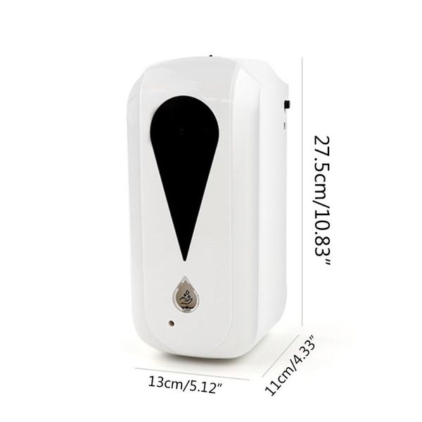 1200ml touchless hand disinfection machine wall-mounted automatic soap dispenser liquid
1200ml touchless hand disinfection machine wall-mounted automatic soap dispenser liquid