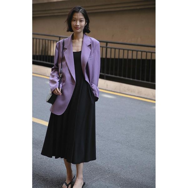 women's suits & blazers 2021 anti-wrinkle feeling breathable profile wide-shoulder casual suit jacket female spring and autumn, White;black
women's suits & blazers 2021 anti-wrinkle feeling breathable profile wide-shoulder casual suit jacket female spring and autumn, White;black