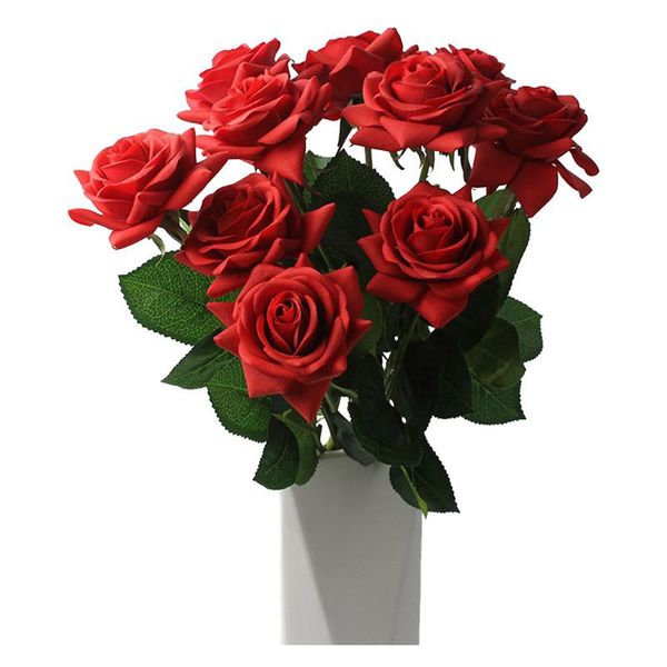 decorative flowers & wreaths flone artificial latex rose single flower flannelette wedding home decoration floral arrangement
decorative flowers & wreaths flone artificial latex rose single flower flannelette wedding home decoration floral arrangement