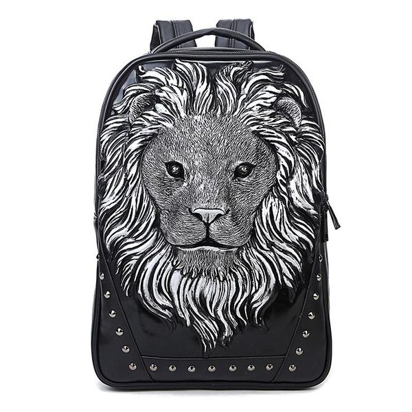 backpack men backpacks 3d printing lion rivet women school bags for teenagers travel bag mochila feminina
backpack men backpacks 3d printing lion rivet women school bags for teenagers travel bag mochila feminina