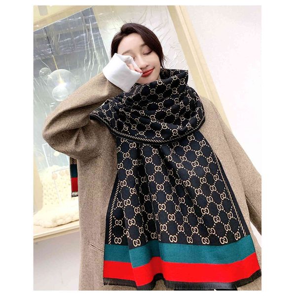 design autumn and warm double scarf women's style ins high-grade double-sided imitation cashmere net red fashion versatile shawl, Blue;gray
design autumn and warm double scarf women's style ins high-grade double-sided imitation cashmere net red fashion versatile shawl, Blue;gray