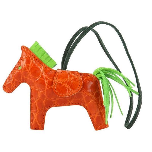 keychains luxury keychain genuine crocodile leather mini horse key ring accessories lady charm bag pendant ornament handmade animal chains, Silver
keychains luxury keychain genuine crocodile leather mini horse key ring accessories lady charm bag pendant ornament handmade animal chains, Silver