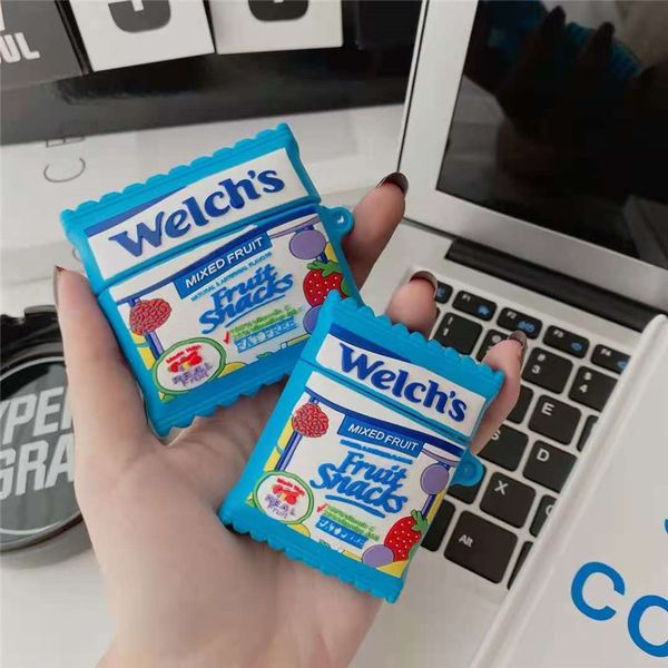 classic packaging welch's fruit snacks earphone cases for apple airpods 1 2 3 pro wireless bluetooth headset cover soft silicone box
classic packaging welch's fruit snacks earphone cases for apple airpods 1 2 3 pro wireless bluetooth headset cover soft silicone box