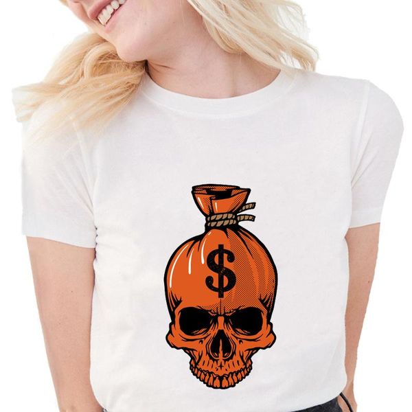 women's t-shirt ack skull dollar t shirts women funny money in the head printed graphic tees soft cotton white
women's t-shirt ack skull dollar t shirts women funny money in the head printed graphic tees soft cotton white