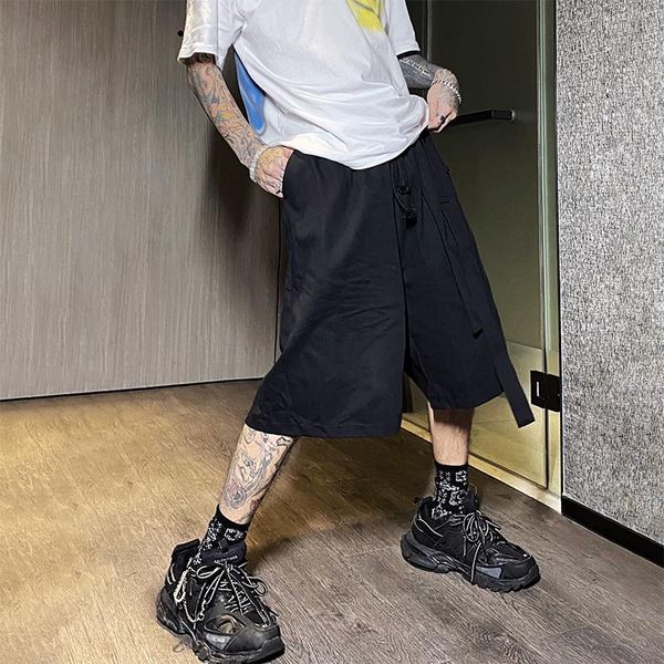 men's shorts work summer functional style personalized irregular middle pants loose casual sports quarter fashion, White;black
men's shorts work summer functional style personalized irregular middle pants loose casual sports quarter fashion, White;black