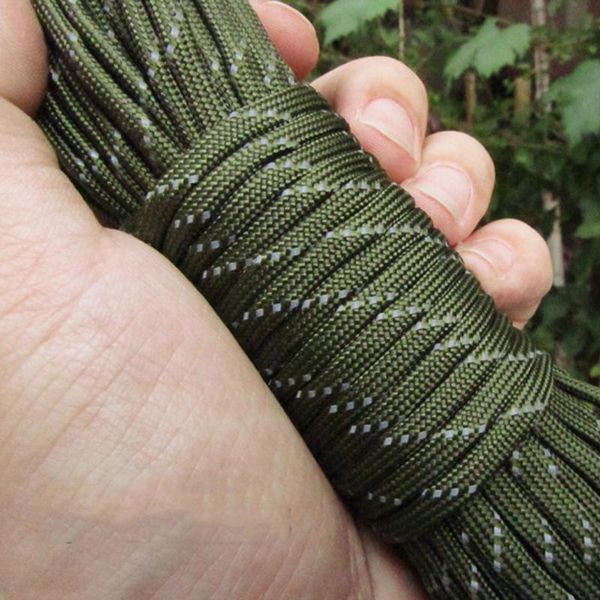 strand paracord for hiking camping survival parachute cord 550 reflective lanyard tent rope outdoor gadgets
strand paracord for hiking camping survival parachute cord 550 reflective lanyard tent rope outdoor gadgets