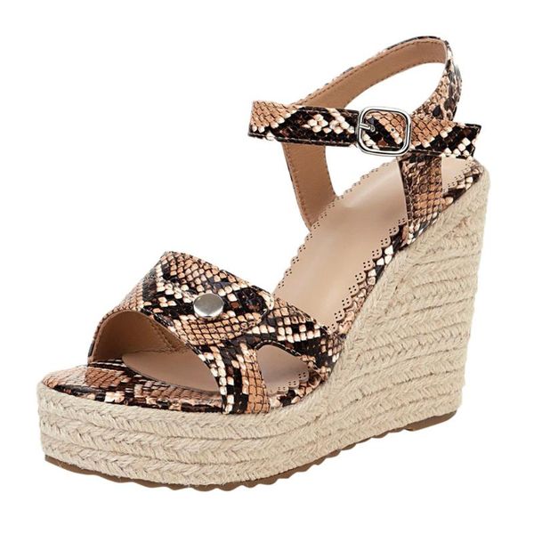 sandals for womens wedges flip flops flat snake print open toe buckle strap shoe high heels shoes summer, Black
sandals for womens wedges flip flops flat snake print open toe buckle strap shoe high heels shoes summer, Black