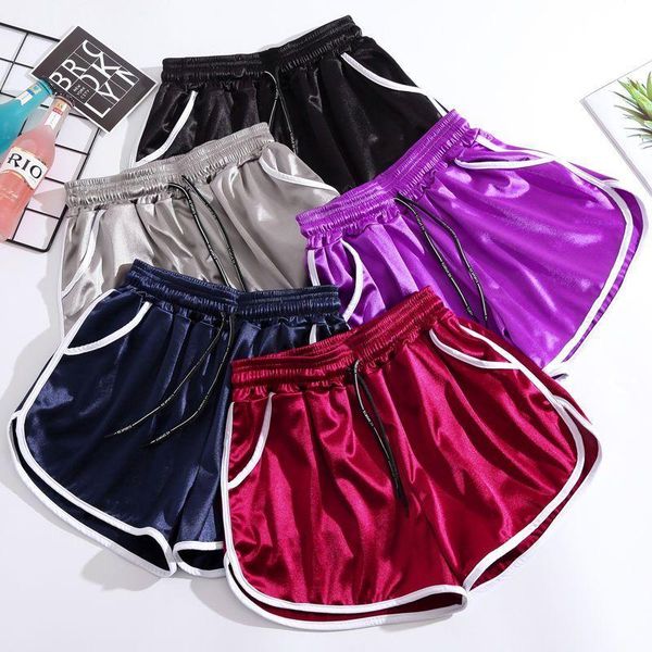 running shorts summer women's silky korean students loose wide-legged high-waist casual plus size fitness gym home pajamas, Black;blue
running shorts summer women's silky korean students loose wide-legged high-waist casual plus size fitness gym home pajamas, Black;blue
