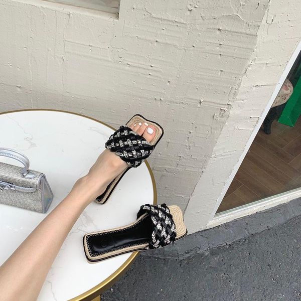 fashion women slippers open toe slides slip on flats heeled ladies sandals flip flops pumps elegant sides beach shoes size 35-39, Black
fashion women slippers open toe slides slip on flats heeled ladies sandals flip flops pumps elegant sides beach shoes size 35-39, Black