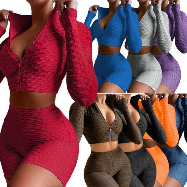 designer 2022 women sport tracksuits two pieces yoga pants outfits jogger suits leisure zipper jacket plain shorts suit sportswear, Gray
designer 2022 women sport tracksuits two pieces yoga pants outfits jogger suits leisure zipper jacket plain shorts suit sportswear, Gray