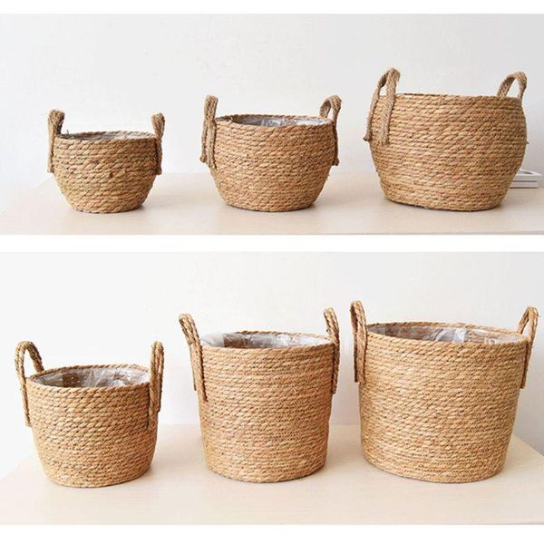 storage baskets nordic handmade straw basket floor indoor flower pot planter home living room bedroom decoration
storage baskets nordic handmade straw basket floor indoor flower pot planter home living room bedroom decoration