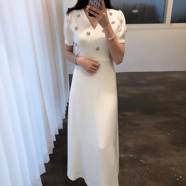 fashion chic summer casual retro womens dresses bead vintage elegant white long vestidos, Black;gray
fashion chic summer casual retro womens dresses bead vintage elegant white long vestidos, Black;gray