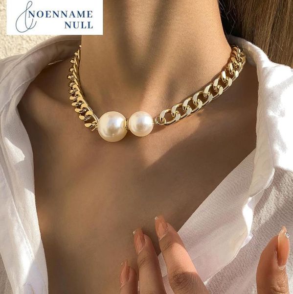 chains vintage smooth cuban necklaces women gothic round pearl pendant necklace girl chokers fashion accessories jewellery, Silver
chains vintage smooth cuban necklaces women gothic round pearl pendant necklace girl chokers fashion accessories jewellery, Silver