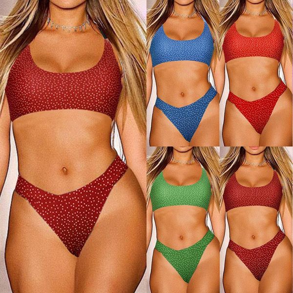 fast and delivery women's halter bikini set swimsuit bathing suit with polka dots print one-piece suits
fast and delivery women's halter bikini set swimsuit bathing suit with polka dots print one-piece suits