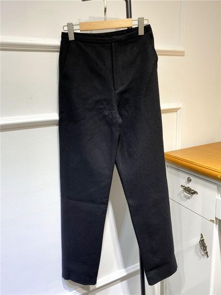 women's pants & capris women thick wool straight long zipper solid color high waist 2021 autumn winter female casual trousers, Black;white
women's pants & capris women thick wool straight long zipper solid color high waist 2021 autumn winter female casual trousers, Black;white