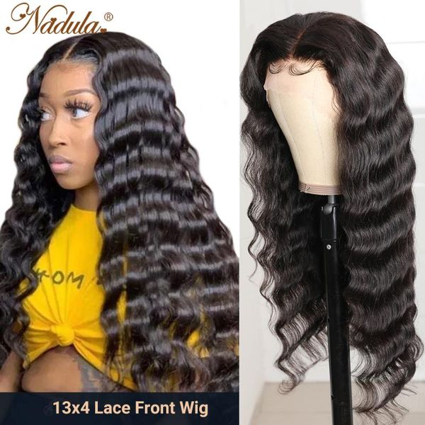 lace wigs nadula hair deep wave frontal wig 13x4 front human for women brazilian, Black;brown
lace wigs nadula hair deep wave frontal wig 13x4 front human for women brazilian, Black;brown