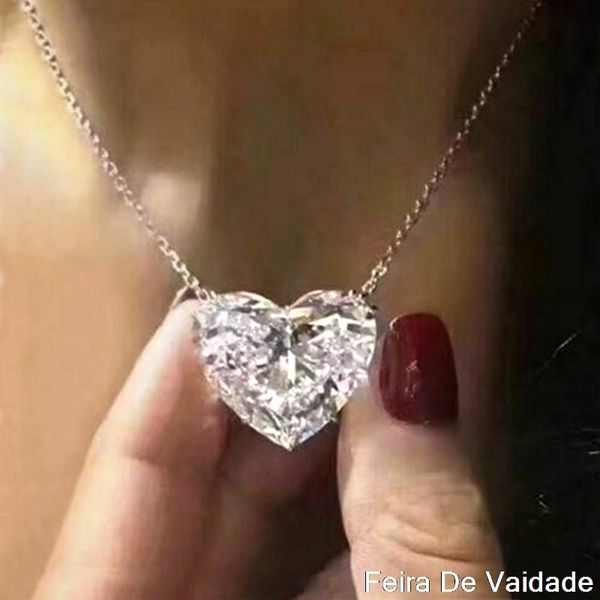 pendant necklaces luxury big heart cz women pendent simple versatile female party gift daily wear statement jewelry drop, Silver
pendant necklaces luxury big heart cz women pendent simple versatile female party gift daily wear statement jewelry drop, Silver