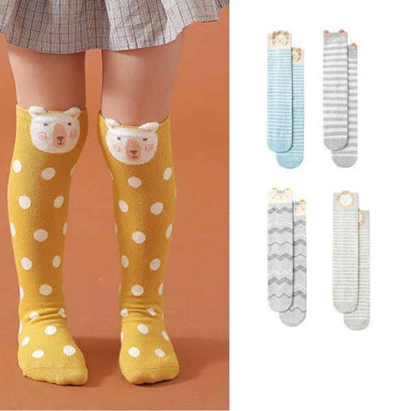 soft cute kids knee high socks baby girls cotton mesh breathable born infant long for 3-8 years, Pink;yellow
soft cute kids knee high socks baby girls cotton mesh breathable born infant long for 3-8 years, Pink;yellow