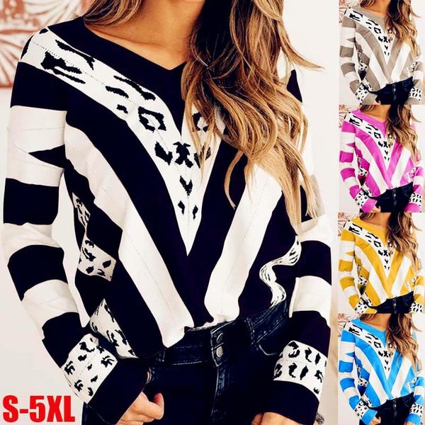 winter pullovers cotton sweaters spring autumn women loose knit long sleeve plus sizes leopard tee streetwear shirts women's t-shirt, White
winter pullovers cotton sweaters spring autumn women loose knit long sleeve plus sizes leopard tee streetwear shirts women's t-shirt, White