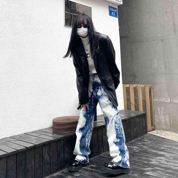 korea ulzzang hip-hop tie-dye casual couple plus size punk streetwear high-waist trousers vintage gothic harajuku female pants 210608, Black;white
korea ulzzang hip-hop tie-dye casual couple plus size punk streetwear high-waist trousers vintage gothic harajuku female pants 210608, Black;white