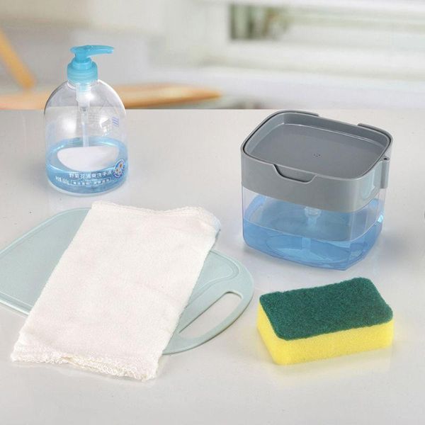 liquid soap dispenser 2-in-1 pump box and sponge for dish storage case kitchen cleaning
liquid soap dispenser 2-in-1 pump box and sponge for dish storage case kitchen cleaning
