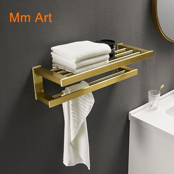 bath accessory set non perforated brass wire drawing towel rack bathroom shelf wall hanging bar gold hanger
bath accessory set non perforated brass wire drawing towel rack bathroom shelf wall hanging bar gold hanger