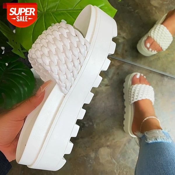 2021 women's flat platform ladies weave slippers female summer beach slides woman casual outdoor shoes rubber footwear #5p1l, Black
2021 women's flat platform ladies weave slippers female summer beach slides woman casual outdoor shoes rubber footwear #5p1l, Black