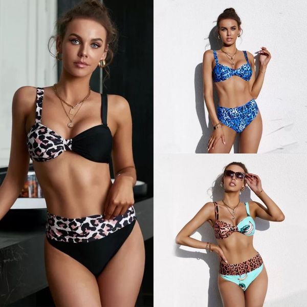 swimsuit high waist bikini chest pad bathing suit biquini set kink stitched leopard swimwear women two-piece suits
swimsuit high waist bikini chest pad bathing suit biquini set kink stitched leopard swimwear women two-piece suits