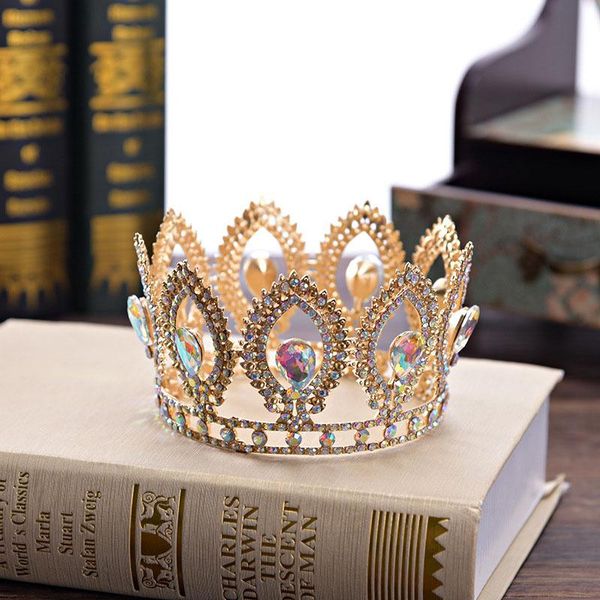 hair clips & barrettes girls accessories korean version of the bride's headwear 2021 crystal crown headband princess birthday hairband, Golden;silver
hair clips & barrettes girls accessories korean version of the bride's headwear 2021 crystal crown headband princess birthday hairband, Golden;silver
