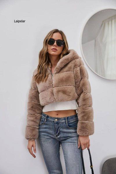 women's fur & faux high street women coat long sleeve buttons autumn winter female warm overcoat fashion soft ladies short coats, Black
women's fur & faux high street women coat long sleeve buttons autumn winter female warm overcoat fashion soft ladies short coats, Black