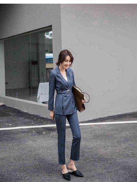 women's two piece pants autumn women ol stripe single-breasted jacket blazer coat + long pant suits businness work wear set office, White
women's two piece pants autumn women ol stripe single-breasted jacket blazer coat + long pant suits businness work wear set office, White