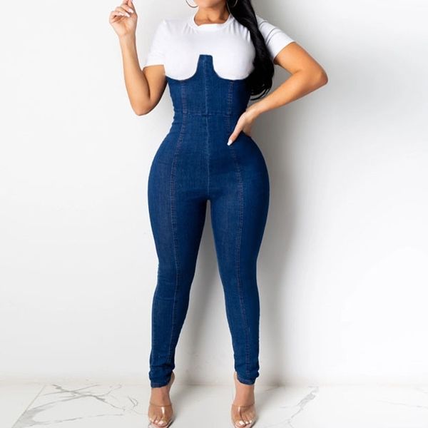 jumpsuits women denim patchwork streetwear short sleeve chic womens trendy jeans romper casual playsuit overall 210521, Black;white
jumpsuits women denim patchwork streetwear short sleeve chic womens trendy jeans romper casual playsuit overall 210521, Black;white