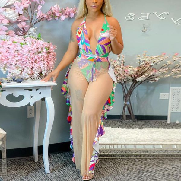 women clothing sets arrival 2021 summer backless & long pants ruffles see through evening night club wear women's two piece, White
women clothing sets arrival 2021 summer backless & long pants ruffles see through evening night club wear women's two piece, White