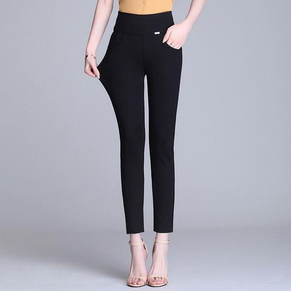 women's pants & capris fashion women plus size high waist pencil casual stretch office trousers womens skinny ankle-length, Black;white
women's pants & capris fashion women plus size high waist pencil casual stretch office trousers womens skinny ankle-length, Black;white