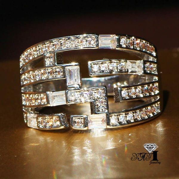 wedding rings yayi jewelry fashion princess cut 6.8ct white zircon silver color engagement party, Slivery;golden
wedding rings yayi jewelry fashion princess cut 6.8ct white zircon silver color engagement party, Slivery;golden