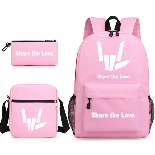backpack share the love letter print 3 piece set pencil case shoulder bag kids school student
backpack share the love letter print 3 piece set pencil case shoulder bag kids school student