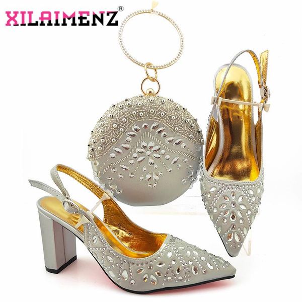 dress shoes silver color nigerian woman high heels sandals and matching bag set for party african to match, Black
dress shoes silver color nigerian woman high heels sandals and matching bag set for party african to match, Black