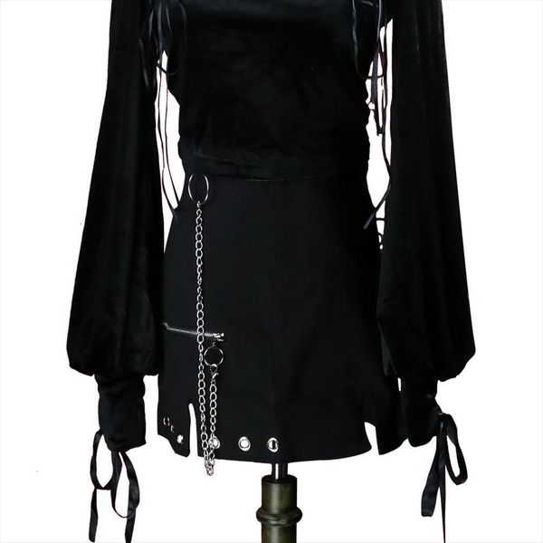 arrival punk girls black womens skirt a line rivets short summer cool high streeet
arrival punk girls black womens skirt a line rivets short summer cool high streeet