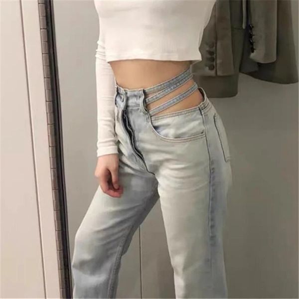 vintage loose hollow out high waist wide leg jeans women full length denim pants buttons trousers women's, Blue
vintage loose hollow out high waist wide leg jeans women full length denim pants buttons trousers women's, Blue